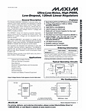 DataSheet MAX8510EXK27 pdf